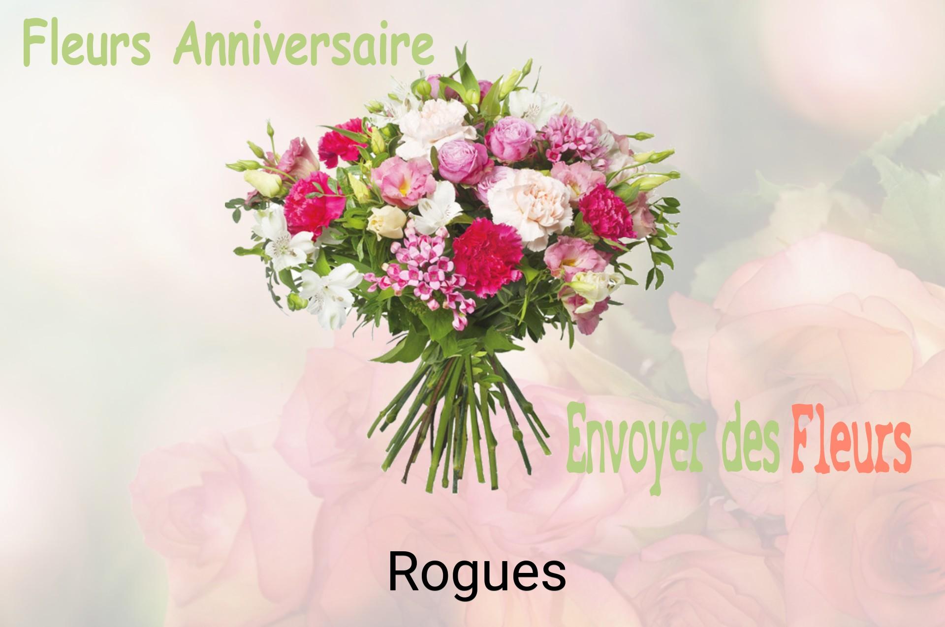 Bouquet de fleurs d’anniversaire livré à Rogues